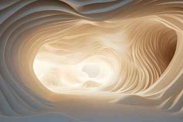 Lichtdurchflutete Marmorhöhle: Naturschönheit im Sonnenschein