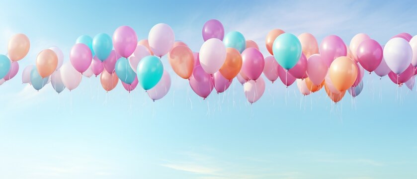 Freudentaumel am Himmel: Bunte Ballons zum Feiern