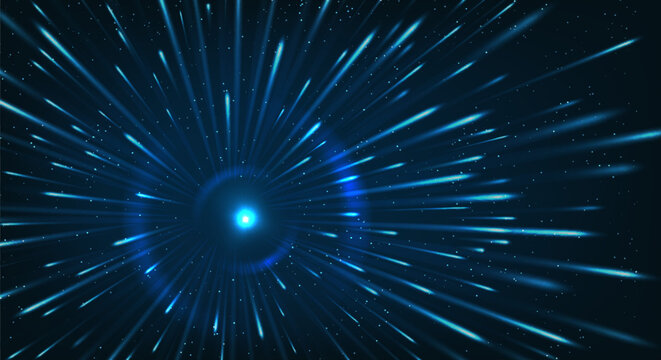 Space quantum jump background