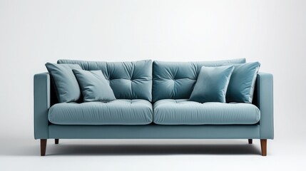 Model sofa isolated on white background