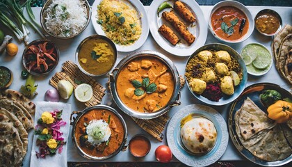 Indian full  traditional meal
