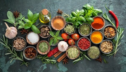 Fototapeta na wymiar Natural food items for good health