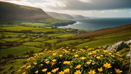 Scenic view of Ireland 