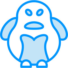 Penguin vector icon design .svg