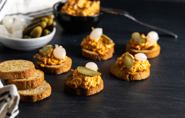 Homemade vegan spread.