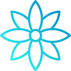 Poinsettia vector icon design .svg