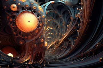 Remarkable and astonishing constructions, delving into mesmerizing fractal realms. Created with generative AI tools