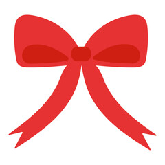 red ribbon bow 