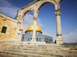 Obraz premium Jerusalem, Israel Tempelberg, Altstadt und Sehenswürdigkeiten