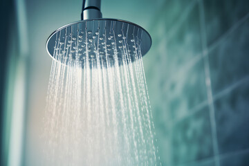 Modern Showerhead Bliss - Generative AI