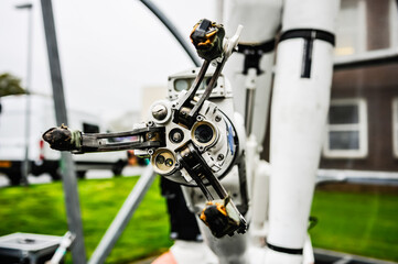 Gripper on the end of the arm of a Unmanned Robotic Vehicle (