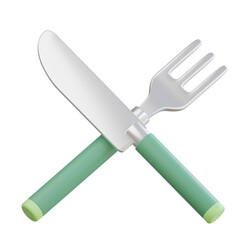 3d Restaurant Illustration With Transparent Background