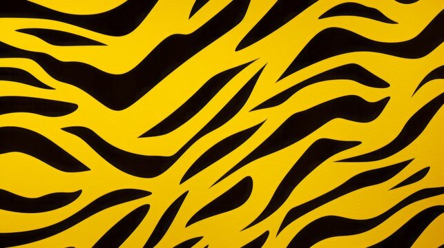 yellow zebra print background.