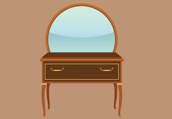 room furniture vector art illustration 