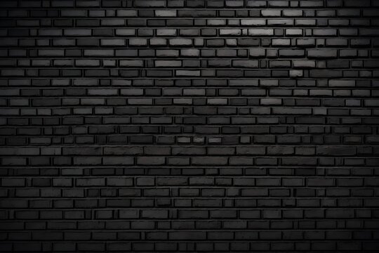 Fototapeta black and white brick wall
