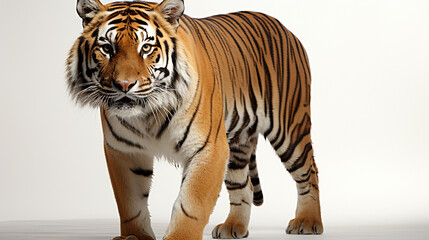 Obraz premium tiger on white