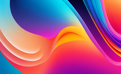 Colorful rainbow gradient abstract background