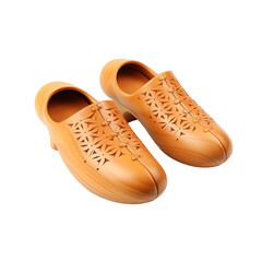 Wooden Shoes Isolated