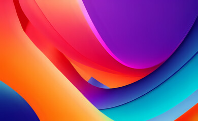 Colorful rainbow gradient abstract background
