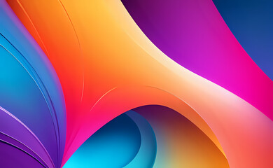 Colorful rainbow gradient abstract background