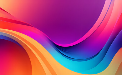 Colorful rainbow gradient abstract background