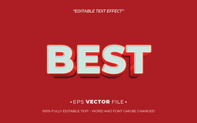 Best text effect 3d editable vector