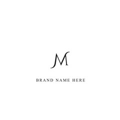 M letter logo design for fashion and beauty and spa company. M letter vector icon. Initial letter M linked circle uppercase monogram logo. M letter logo vector design. 