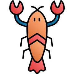 Lobster vector icon for download.svg
