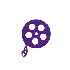 Roll Film logo illustration isolated