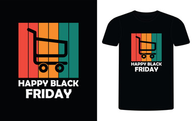 Black Friday t-shirt design, Trendy t-shirt design for black Friday.