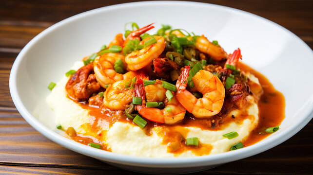 Flavorful Shrimp and Grits with Cajun Seasoning