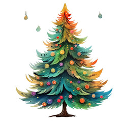 Christmas tree pine PNG
