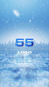 Frozen Countdown Logo