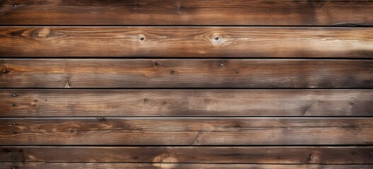 a close up view of a wooden wall Generative AI