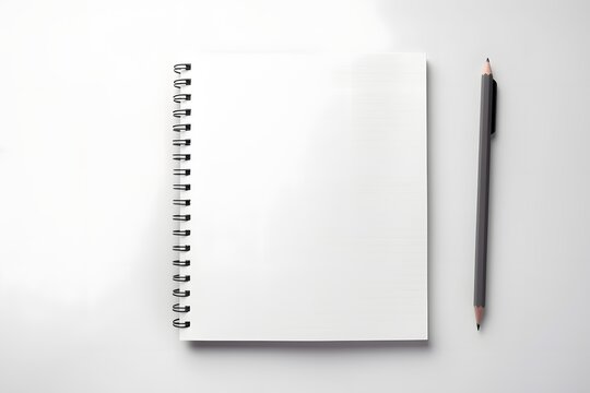 an open notebook with a pencil next to it Generative AI