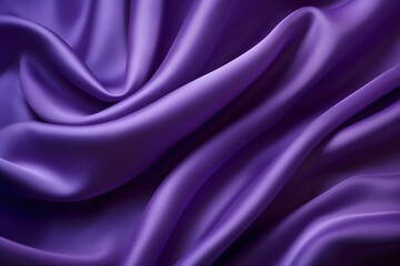 Obraz premium a close up of a purple satin fabric Generative AI