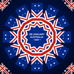 Fototapeta premium Celebrating Australia Day with Joy and Unity. 