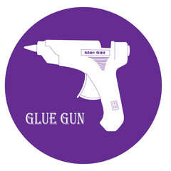 Glue gun icon