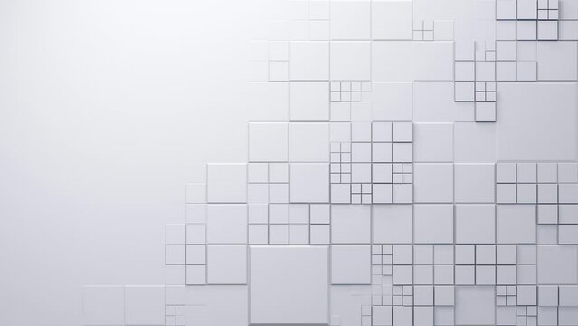 Abstract geometric simple white background