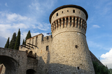 Fototapeta na wymiar Donjon du château de Brescia