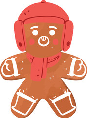 child in clothes illustration with white background