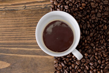 roasted coffee beans on display no people stock image stock photo