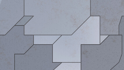 Metallic Sci-Fi Panels Spaceship hull. Futuristic geometric pattern and texture. Technology concept. © AGPhotography