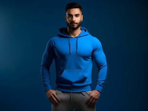 Body builder man fitness suit mockup, 3D man fitness suit mockup presentation, male gym and sport suit mockup, ai generated photo