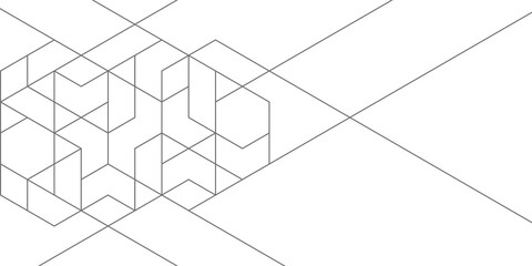 Abstract geometric background with isometric blocks, polygon shape pattern