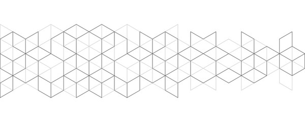 Abstract geometric background with isometric blocks, polygon shape pattern