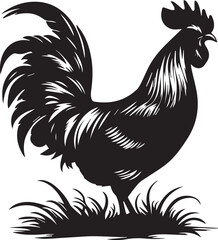 Chicken Silhouettes Chicken EPS Vector Chicken Clipart