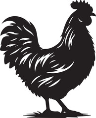 Chicken Silhouettes Chicken EPS Vector Chicken Clipart