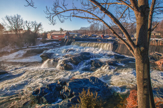 The Deerfield River in Shelburne Falls, Massachusetts