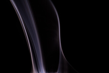 Wallpaper smoke background captured from incense stick.